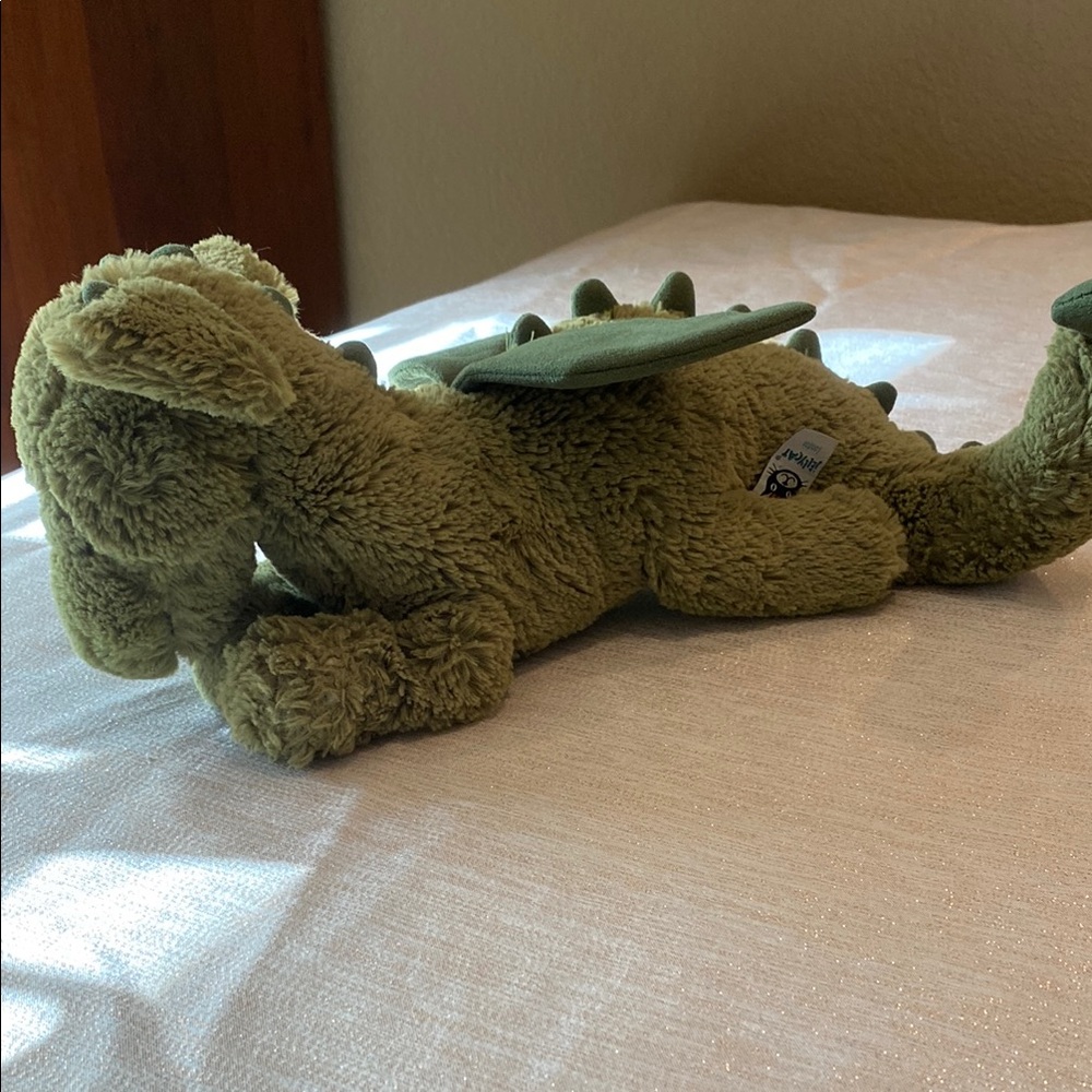 Plush Green Dinosaur Toy